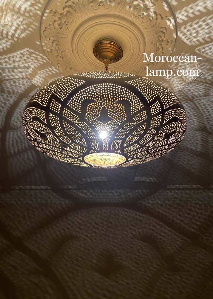 marocaine Suspension, plafond de lampe